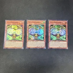 遊戯王カード　泰亜版　メンタルプロシージャー　スーパーレア　3枚セット