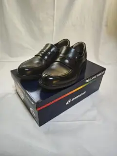 【美品】ムーンスター ローファー SPH4622 ブラック 25.0cm