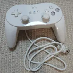 Wii クラシックコントローラー 有線 PRO ホワイト