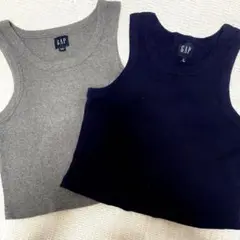 GAP タンクトップ グレー ネイビー 2枚セット