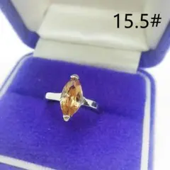 bj15057閉店セール15.5号リング模造シトリンリング