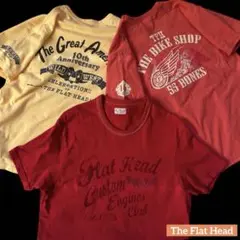 【The Flat Head】Tシャツ フラットヘッド まとめ売り M3枚セット