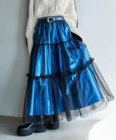 HARE チュールレイヤーギャザースカート