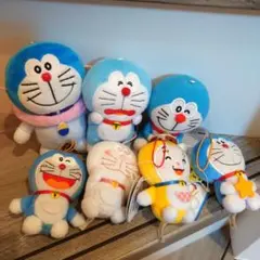 ドラえもん ぬいぐるみストラップ　マスコット 7体セット