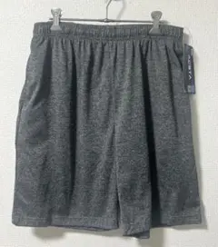 メンズ ハーフパンツ 吸汗速乾 3L/グレー