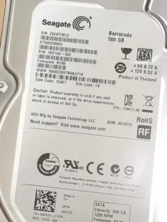 Seagate Barracuda 500GB SATA 内蔵HDD