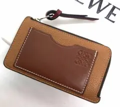 超美品 LOEWE アナグラム レザー コインケース ロエベ