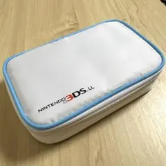 【美品】Nintendo 3DSLL 本体用 ポーチ 収納 ホワイト