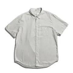 Calvin Klein カルバンクライン 総柄 半袖シャツ L 短丈