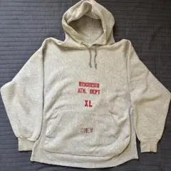 80s 90s ビンテージ スウェット パーカ Sand-Knit ステンシル
