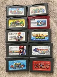 ゲームボーイアドバンス マリオシリーズ ソフト10本セット