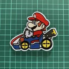 スーパーマリオワッペン　アイロン刺繍1枚売り