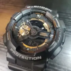 CASIO G-SHOCK GA-110RG ブラック×ローズゴールド アナデジ
