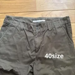 スピックアンドスパン　カーキ　パンツ　40 Ｌサイズ