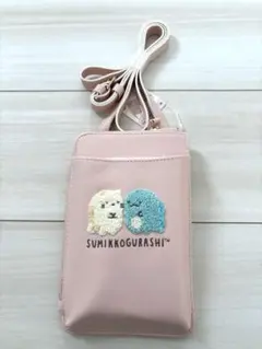 新品　すみっこぐらし　スマートフォンショルダー