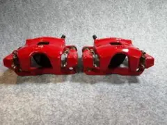 MH23SワゴンR HE22Sラパン等　ブレーキキャリパー 赤に塗装します