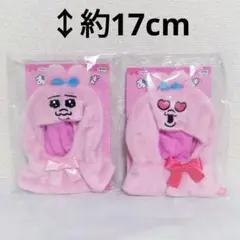 おぱんちゅうさぎ　ぬいぐるみ ポンチョ　２枚