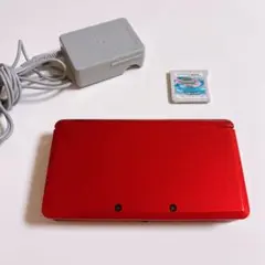 美品 Nintendo 3DS メタリックレッド