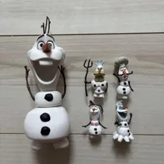 アナ雪　オラフ フィギュア　ディズニーオンアイス　ガチャガチャ