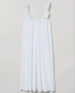 H&M ラッフルディテールワンピース