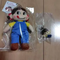 ぺこちゃん　ぬいぐるみキーホルダー　ポコちゃんガチャ