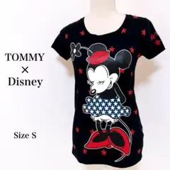 トミー ディズニー コラボ ビッグプリント Tシャツ ミニースター S