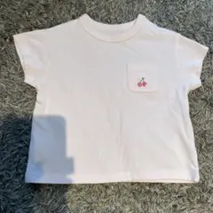 UNIQLO チェリーのポケット半袖シャツ 80センチ