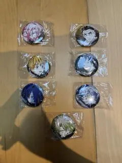 キャラクター缶バッジ 7個