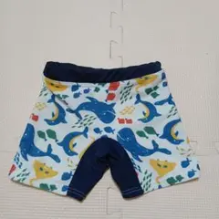 男の子用クジラ柄水着 90cm