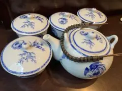 有田焼 弥左ヱ門 高級茶器 急須 蓋茶碗 未使用品