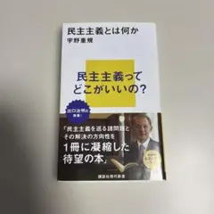 民主主義とは何か 宇野重規著