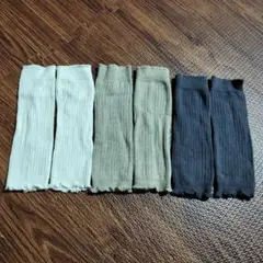 SOWAN ベビーレッグウォーマー コットン3色セット旧仕様