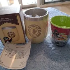 ヤクルトスワローズ つば九郎 ステンレス タンブラー喫茶スワローズメラミンカップ