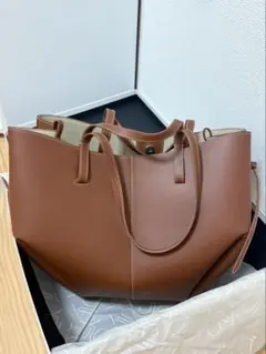 POLENE ブラウン トートバッグ