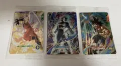 ドラゴンボールスーパーダイバーズ GDR 3枚セット 悟空 ベジータ バーダック