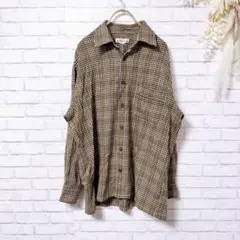 【美品】WEATHERCOC ウェザーコック 長袖シャツ トップス チェック L