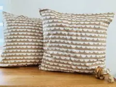 北欧クッションカバー　２枚セット