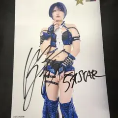 安納サオリ　スターダム　STARDOM　直筆サイン　ポートレート　お渡し会限定