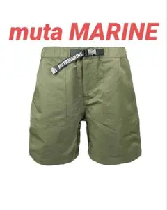 【美品】muta MARINE ムータ マリン／ナイロン スイムパンツ カーキ