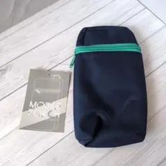 新品✨モバイルポーチ　紺色
