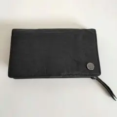 【極美品】TAKEO KIKUCHI 二つ折り財布 メンズ 本革 L字ファスナー