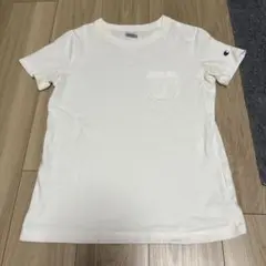 Champion ホワイト ポケット付き Tシャツ M