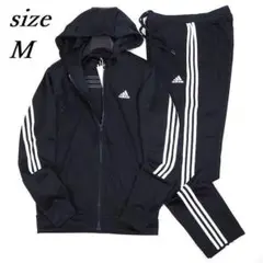 新品 アディダス 上下セット 3ストライプス パーカー パンツ ジャージ M