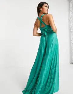 値下げ❣️ASOS DESIGN/クロスバックドレス/ロングドレス/Mサイズ