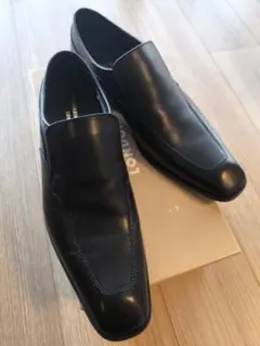 新品 KATHARINE HAMNETT 26cm ブラックビジネスシューズ