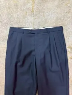90s 2タック ダークネイビースラックス ヴィンテージ 古着