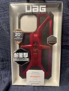 UAG iPhone13Pro Max Monarch 耐衝撃ケース クリムゾン