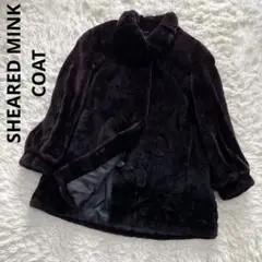 ✨毛皮の宝石✨【シェアードミンク ハーフコート】 大きいサイズ ブラウン