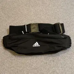 adidas ブラック ウエストポーチ
