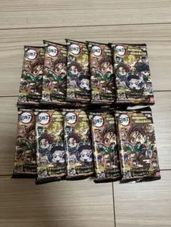 鬼滅の刃 ウエハース 其ノ十三 10個セット シール付き にふぉるめーしょん